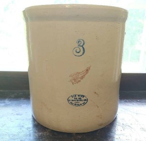 Vintage Red Wing 3 Gallon Crock