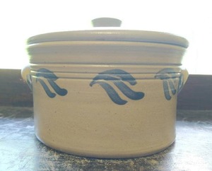 Vintage Rowe Pottery Lidded Dish