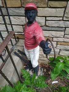 Vintage Cement Jockey