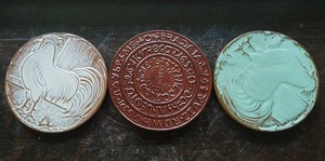 Three Vintage Frankoma Trivets