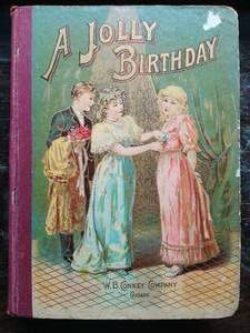 Antique A Jolly Birthday Book