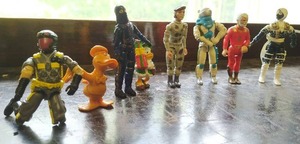 Collection Of Vintage Action Figures