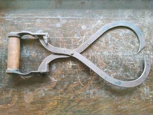 Antique Ice Block Tongs