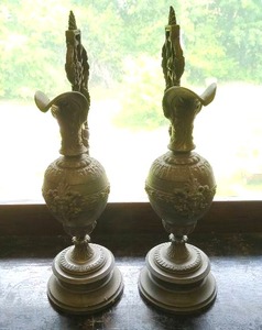 Pair Of Decorative Ewers
