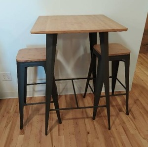 Bistro Table With Two Stools