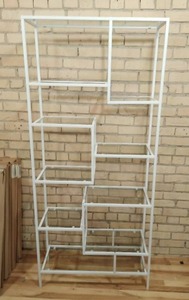 Metal And Glass Bookshelf