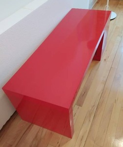 Red Office Bench