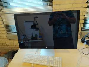 Two Repairable 27 Apple Mac Monitors