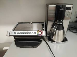 T-Fal Optigrill And Mr. Coffee Marker