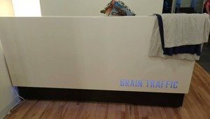 Large Black Office DeskTable