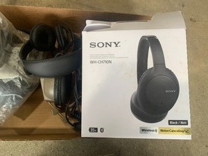 box of head phones