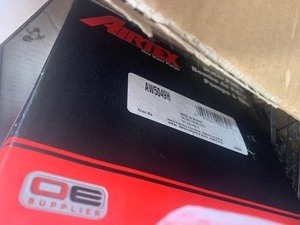 box of car parts