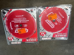 Lot of 2 Diablo saw blades