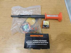 Ramset Concrete nail gun and Supplies