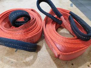 (2) Tow straps, 2 x 20