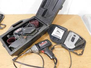 Power tool lot - Sander, Drill, Stapler