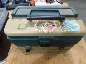Fishing Tackle Box With Tackle
