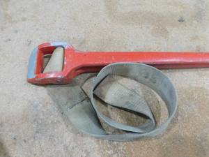 RIDGID Strap Pipe Wrench, 24 in Strap
