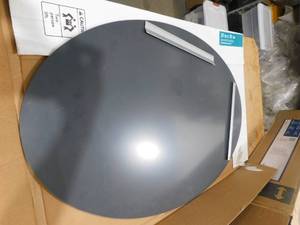 Glacier Bay 21 in. W x 31 in. H Frameless Oval Beveled Edge Bathroom Vanity Mirror in Silver