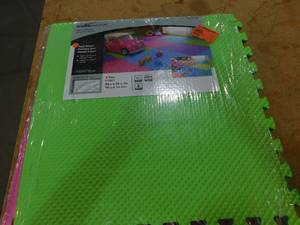 TrafficMaster Primary Pastel 24 in. x 24 in. x 0.47 in. Foam Playroom Floor Tiles (4 TilesPack) (16 sq. ft.)