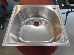 Stainless Steel 24 in Laundry Sink