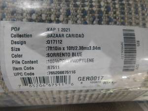 Drexel Caridad Shubert Blue 8 x10 Area Rug