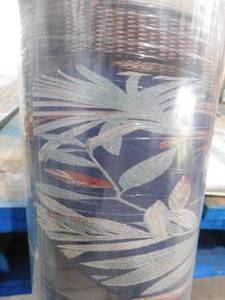 New -  Hampton Bay Blue Palm 5 ft. x 7 ft. IndoorOutdoor Area Rug