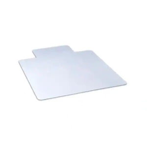 Dimex 36 in. x 48 in. Clear Office Chair Mat with Lip for Hard Floors