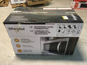 Whirlpool 1.9 cu. ft. Over the Range Microwave in Fingerprint Resistant Stainless Steel with Sensor Cooking -Open Box - Review all pictures
