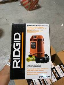 Lot of 2 Cases of 4 individual RIDGID Quick Connect Pump Accessory for RIDGID Wet Dry Vacs - NEW - Review all pictures