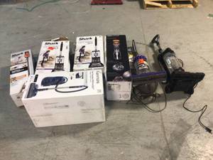 Assorted Lot of Shark, Dyson Home Vacuums - used various models and conditions Customer Returns - Review all pictures
