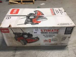 Toro 22 in. Recycler Briggs & Stratton High Wheel FWD Gas Walk Behind Self Propelled Lawn Mower with Super Bagger - Open Box - Review all pictures