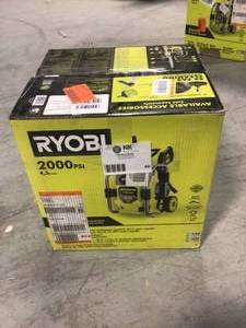 RYOBI 2000 PSI 1.2 GPM Cold Water Electric Pressure Washer - Open Box - Review all pictures