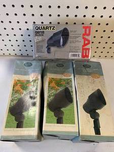 LOT OF FOUR ACCENT LIGHTS