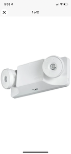 DUAL LITE EZ-2 COMMERCIAL EMERGENCY LIGHT UNIT
