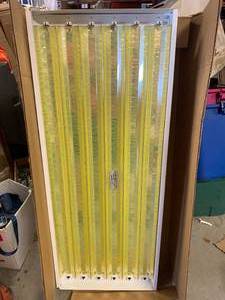 NEW FLUORESCENT LIGHT FIXTURE, 4 FOOT