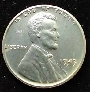 Nice 1943-S Steel Penny