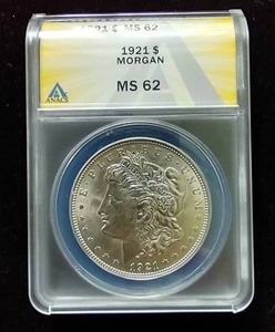 1921 Morgan Dollar - MS62