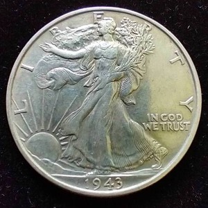 1943 Walking Liberty Half Dollar