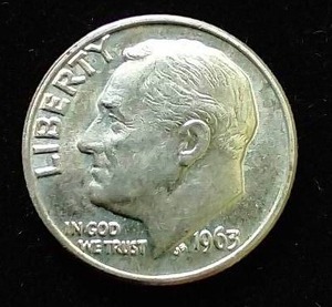Uncirculated 1963-D Dime