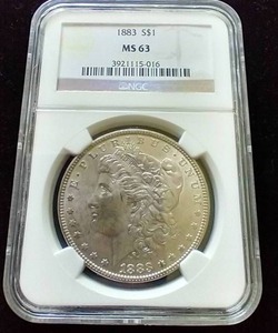 1883 Morgan Dollar - MS63