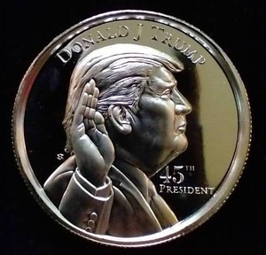 Ultra High Relief Donald Trump 2 Oz Silver Coin