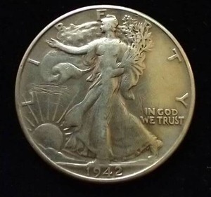 1942 Walking Liberty Half Dollar