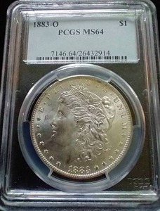 1883-O Morgan Dollar - MS64