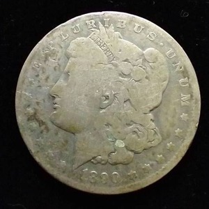 1890-O Morgan Dollar