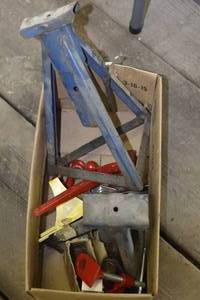 lot 38 image: boxes of jacks and binders