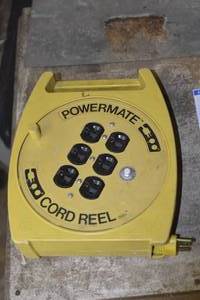lot 54 image: GSC Powermate 21FT 6 Outlets Cord Reel - 10 Amps