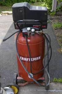 lot 72 image: Craftsman Air Compressor