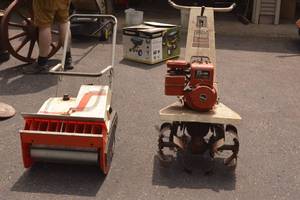 lot 73 image: tiller and snow blower