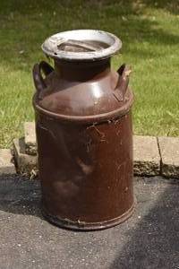 lot 74 image: milk can